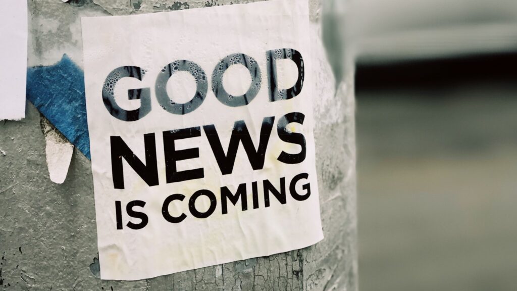 jon tyson - good news is coming